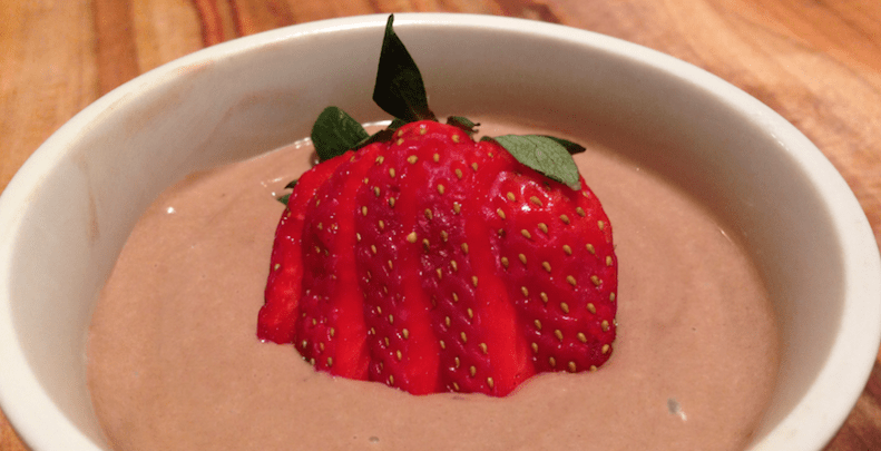 picture of carob dairy free pudding