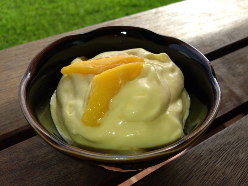 feature image for mango ice cream